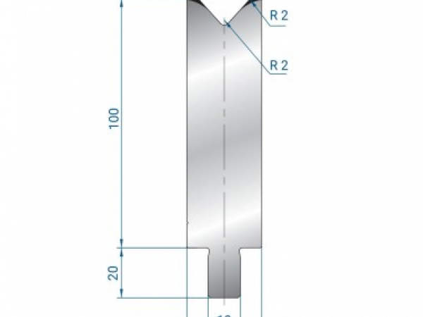Cối chấn 1V 20 α=84º H100 Max. T/m=100, 42CrMo4