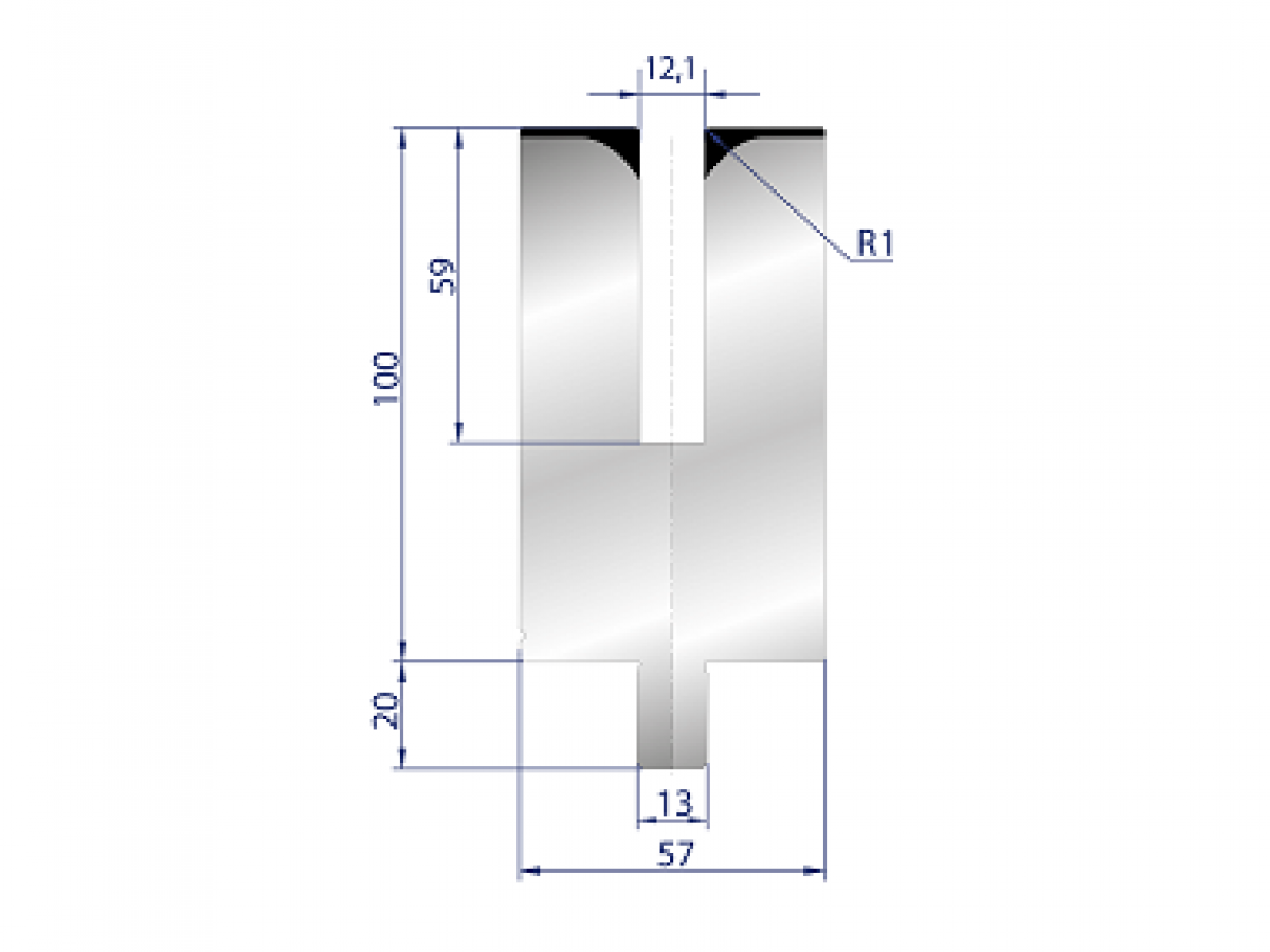 Dao cối gấp mí tôn dày max. 1.5mm