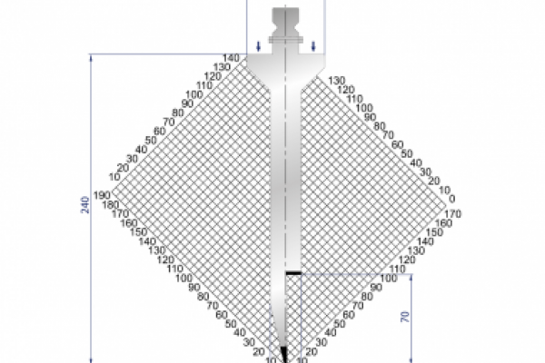 Dao chấn 28º, H=240, R=1 Max T/m=40, 42CrMo4